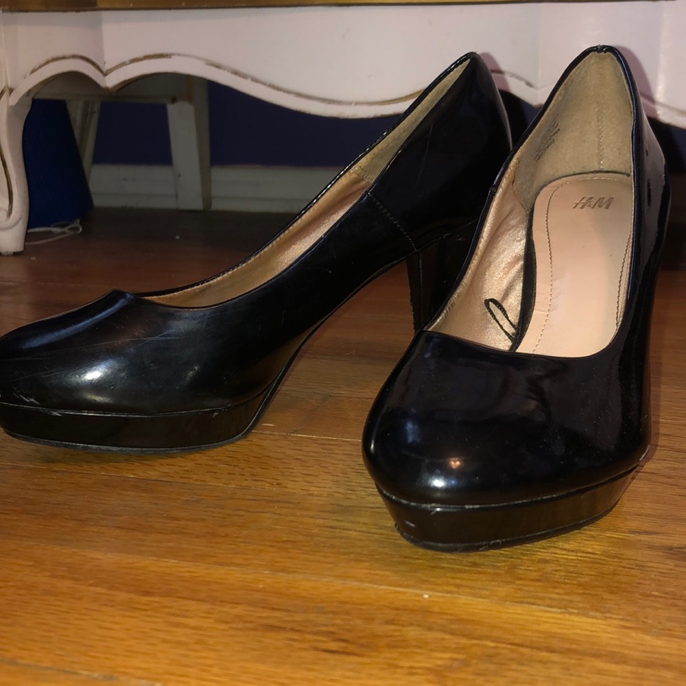black heels
